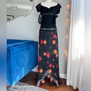 true vintage 90s maxi skirt